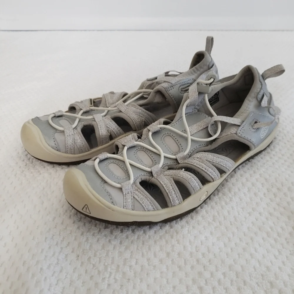 Keen Washable Child's Shoes‎ Grey Size 4 Sparkles